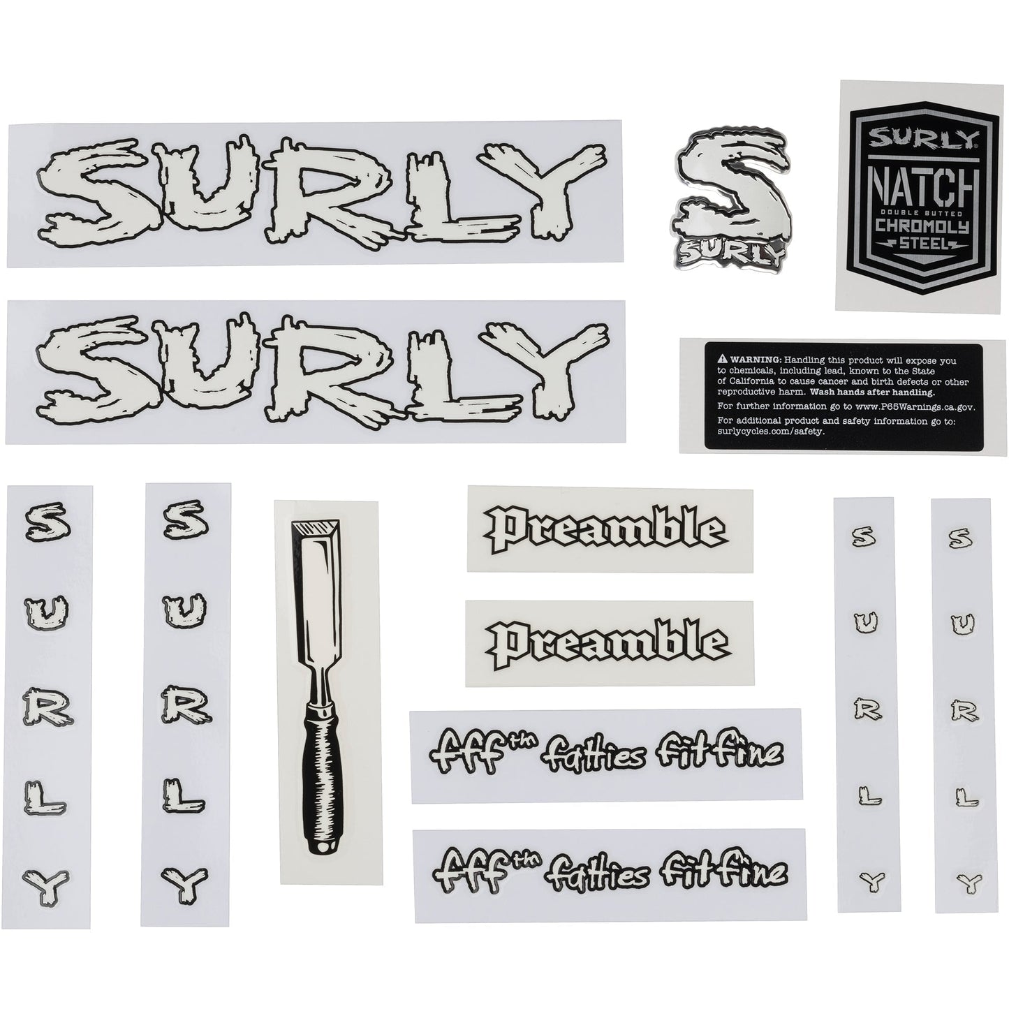 Preamble Decal Set