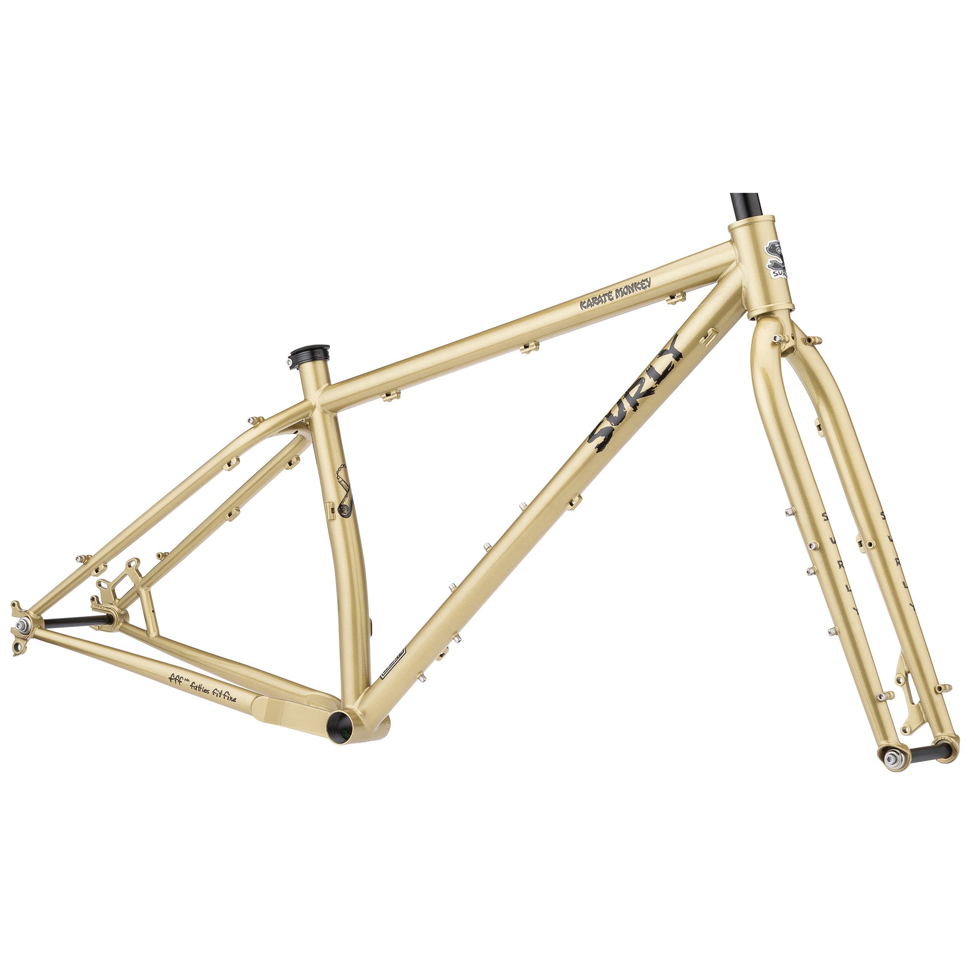 surly-karate-monkey-frameset-gold-FM1032-2000px-sq Karate Monkey Frameset - Fool's Gold - Image 1
